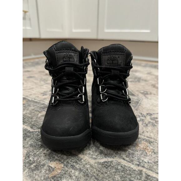 Timberland 6 inch Field Boots - Toddler/baby Black Nubuck size 5C With‎ Bonobos - Picture 4 of 9